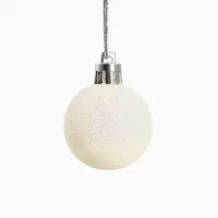 Ёлочные игрушки &laquo;Снег&raquo;, шары новогодние, набор 24 шт., d=4 см, белый