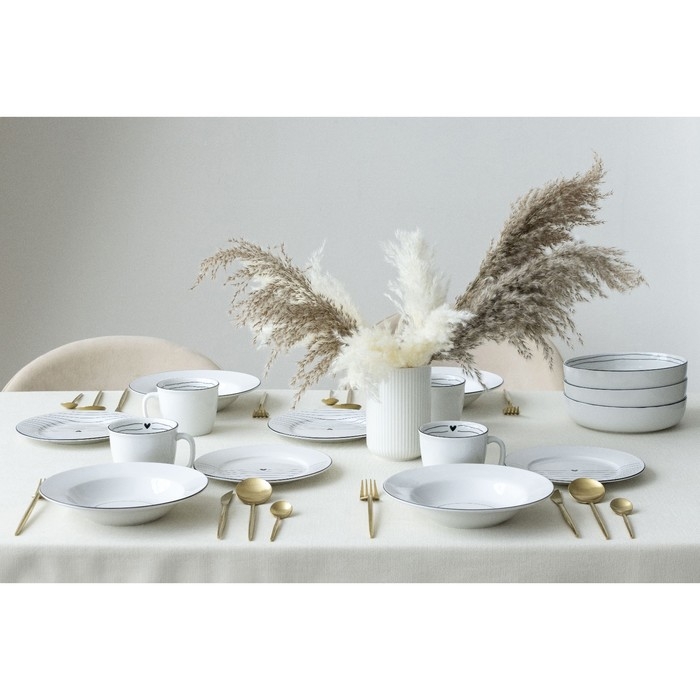 Кружка керамическая «С любовью», 400 мл, цвет белый Кружка керамическая «С любовью», 400 мл, цвет белый