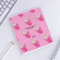 Тетрадь в клетку, 48 л., А5, на скрепке, блок №1 «Паттерн» МИКС Тетрадь в клетку, 48 л., А5, на скрепке, блок №1 «Паттерн» МИКС