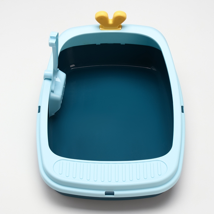 Туалет с бортом 46 х 35 х 18 см, голубой Туалет с бортом 46 х 35 х 18 см, голубой