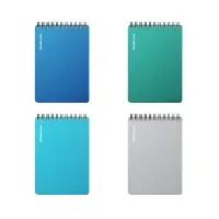 Блокнот А6 ErichKrause Ice Metallic, 80 листов в клетку, МИКС