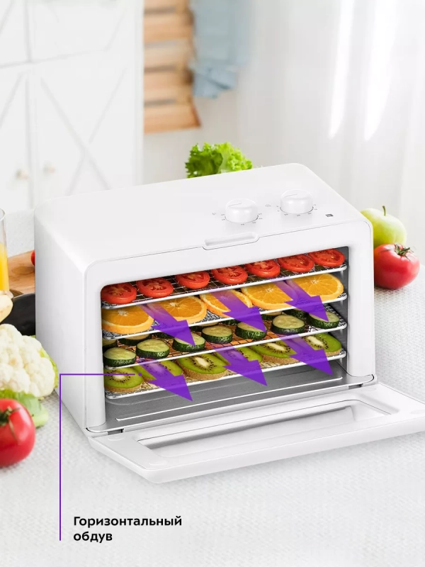 Сушилка для овощей и фруктов КТ-1993 - 400 Вт