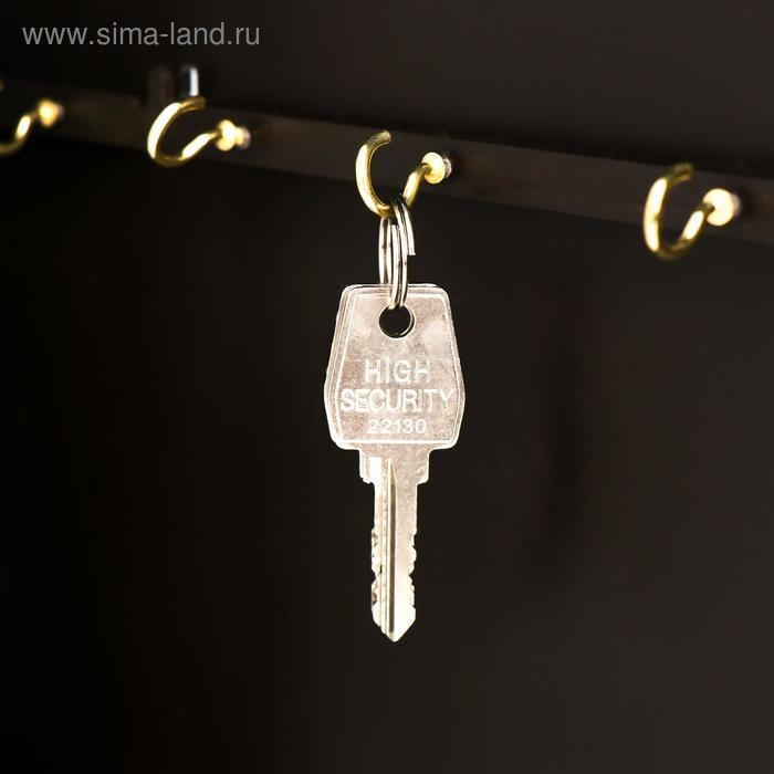 Ключница Ключница "Черные кони" Венге 26х31х4,5 см