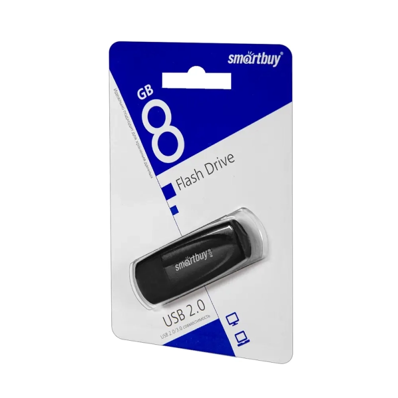 USB накопитель 8 GB Smart Buy Scout Black
