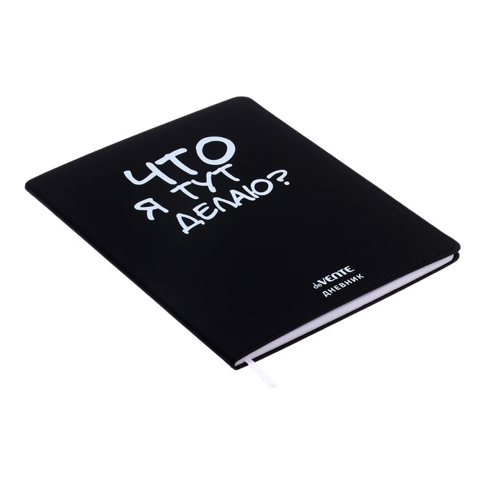 Дневник универсальный для 1-11 класса Дневник универсальный для 1-11 класса "Что я тут делаю?", интегральная обложка, искусственная кожа, шелкография, ляссе, 80 г/м2