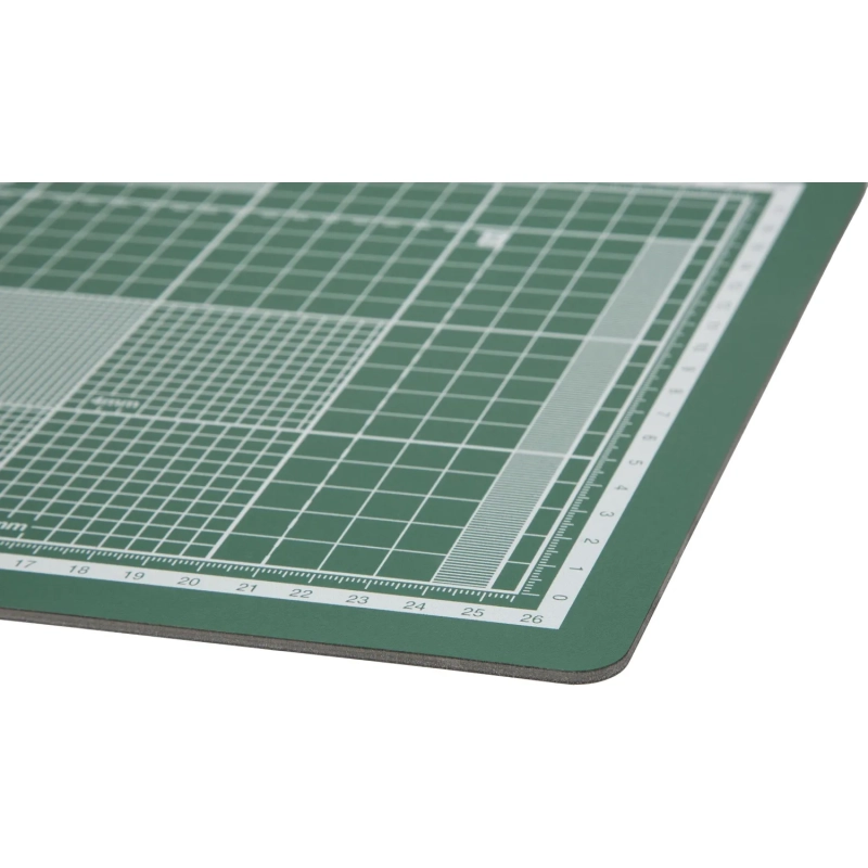 Коврик для резки Topfort 3х-слойный А4 (30х22см),2х-сторонний,зеленый
