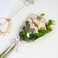 Пакет для цветов Love, белый, 28 х 9 х 43.5 см