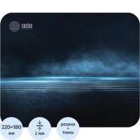 Коврик для мыши Cactus Dark Sea 220x180x2мм (CS-MP-P03XS/CS-MPC-P03XS)