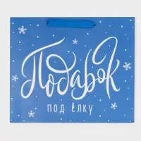 Пакет подарочный новогодний ламинированный &laquo;Подарок под елку&raquo;, ML 27 х 23 х 11.5 см