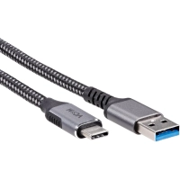 Кабель USB3.2 Gen2, AM->CM, 10Gbs, All Shell 2м VCOM <CU401M-2M