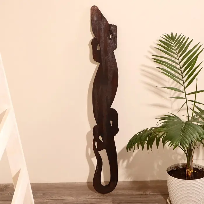 Панно настенное  Панно настенное "Геккон народный" 14х1х100 см