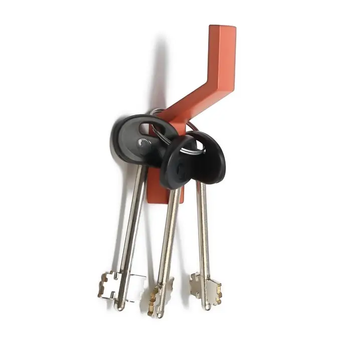 Крючок мебельный CAPPIO TRANQUILITY, однорожковый, кирпичный