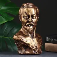 Бюст &laquo;Дзержинского Ф.Э.&raquo;, фигурка полистоун, под бронзу, 17&times;24 см