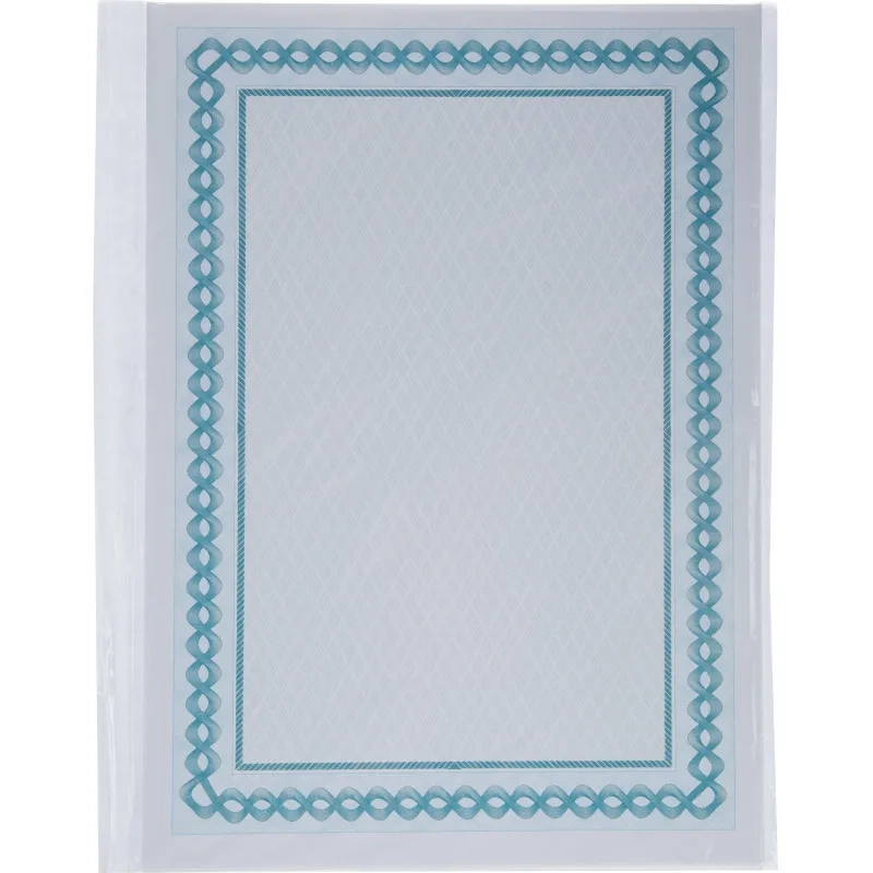 Сертификат-бумага А4 Attache синяя рамка ID4, 25 шт/уп