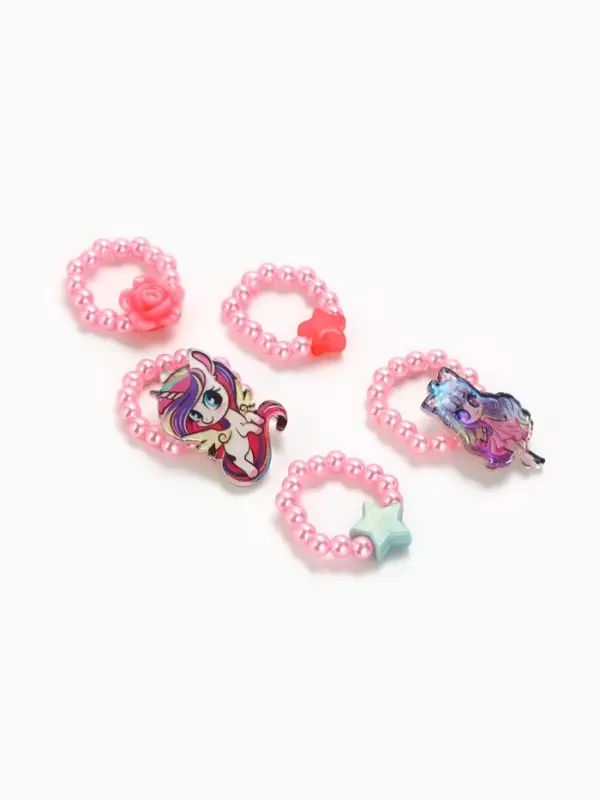 Кольца детские с бусинами &laquo;Аниме&raquo;, 1.5 см