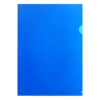 Набор папок-уголков А4, 180 мкм, Calligrata Стандарт, полупрозрачные, 4 штуки, микс