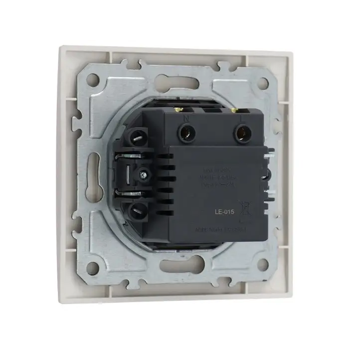 Розетка TOT Elegant, 5 В, 2.1 A, разъёмы USB-A + USB-C, скрытая, белая