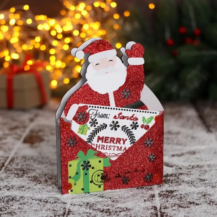 Ёлочная игрушка &laquo;Дед Мороз с письмом&raquo; 12&times;17 см