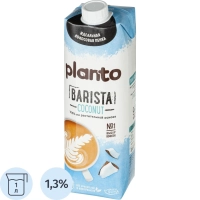 Напиток растительный Planto Barista кокосовый с соей 1,3% 1л