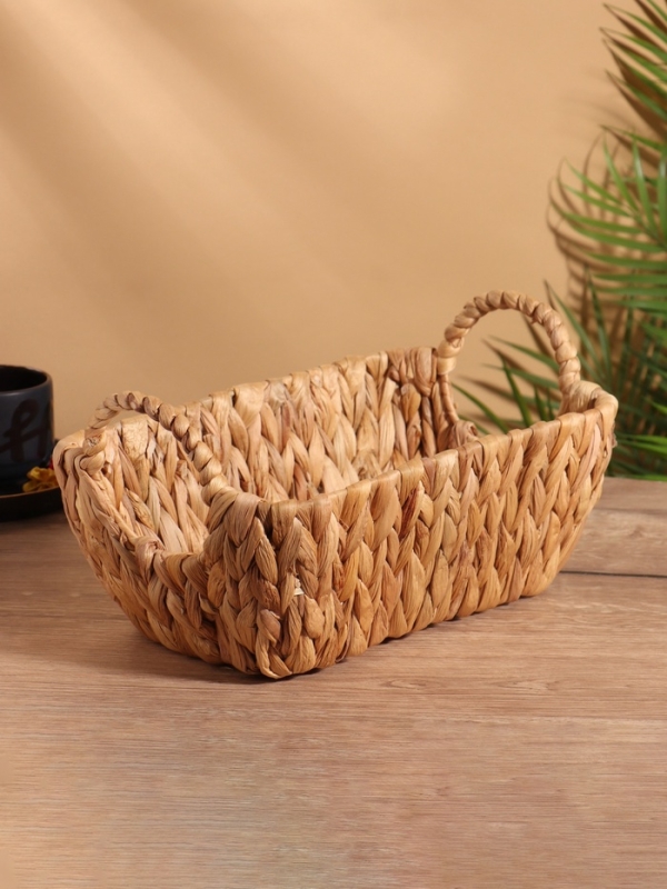 Корзина плетеная 34х20х17 см, водный гиацинт