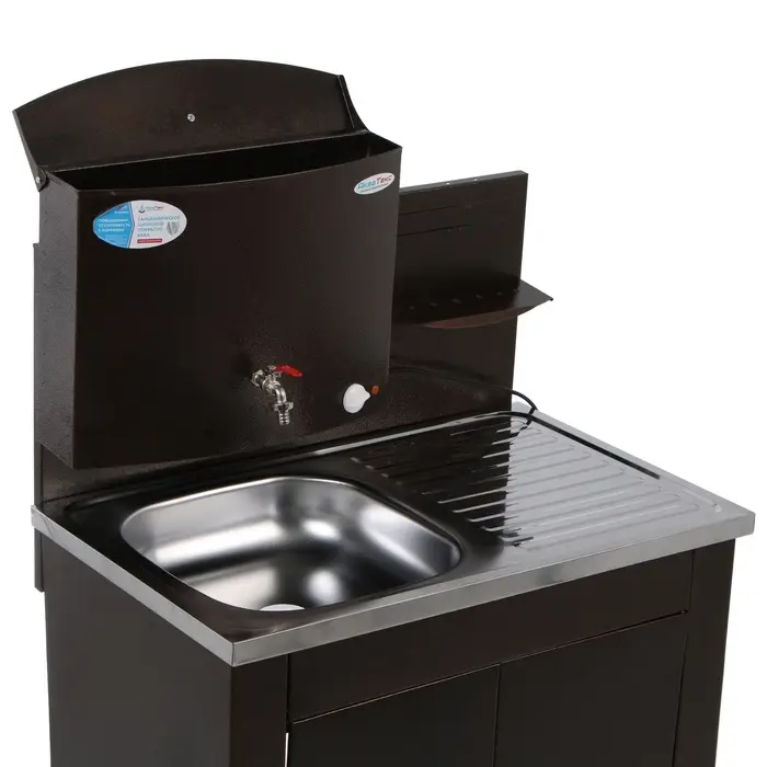 Умывальник  Умывальник "Акватекс" Дуэт, с ЭВН, нержавеющая мойка, 1250 Вт, 17 л, цвет медь