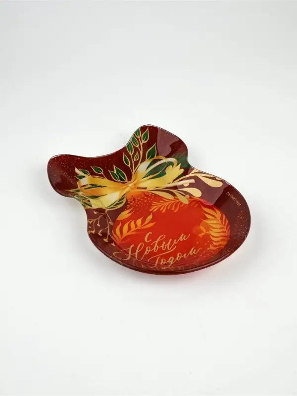 Тарелка новогодняя плоская &laquo;Сказочного года&raquo;, 13.5&times;18 см