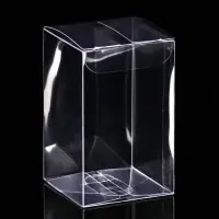 Складная прозрачная коробка из PVC, для упаковки подарков, 5×5×8 см