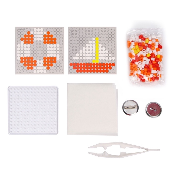 Термомозаика «Кораблик» с пинцетом, значком Термомозаика «Кораблик» с пинцетом, значком