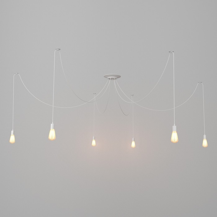 Светильник Светильник "Паук" 6x40Вт E27 белый BayerLux