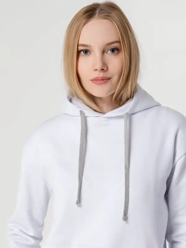 Толстовка с капюшоном Unit Kirenga Heavy белая, размер XS Толстовка с капюшоном Unit Kirenga Heavy белая, размер XS