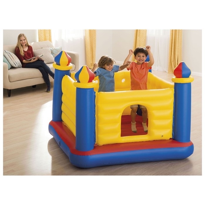 Игровой центр, батут «Замок», 175 х 175 х 135 см, от 3-6 лет, 48259NP INTEX Игровой центр, батут «Замок», 175 х 175 х 135 см, от 3-6 лет, 48259NP INTEX