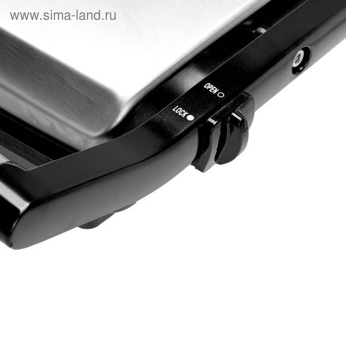 Электрогриль Luazon LEG-2001, 2000 Вт, антипригарное покрытие, 30х23.5 см