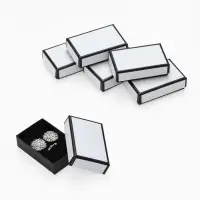 Набор коробочек подарочных 6 шт. под набор &laquo;Стиль&raquo;, 5&times;8 см, цвет чёрно-белый (10901367)