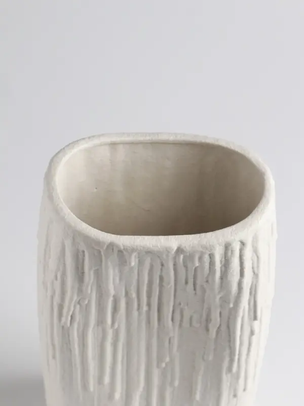 Ваза «Кристилис», 24.5×12 см, керамика, белая Ваза «Кристилис», 24.5×12 см, керамика, белая