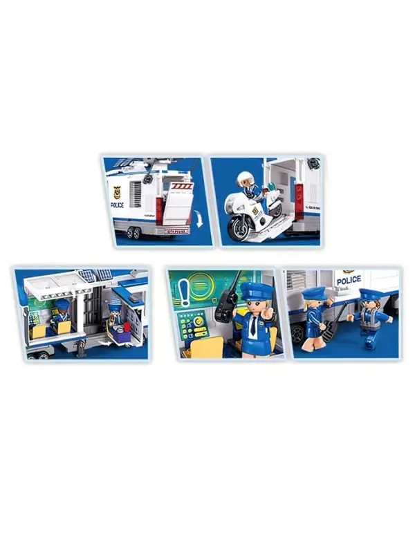 Конструктор Sluban &laquo;Мобильный полицейский участок&raquo;, 510 деталей