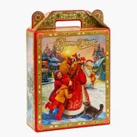Подарочная коробка новогодняя Подарок &laquo;Атмосфера&raquo; 16.8&times;7&times;25 см
