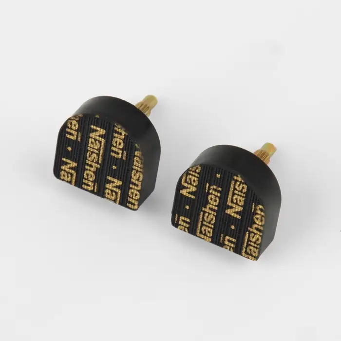 Набойки для каблуков, 16×16×6 мм, 2 шт., чёрные