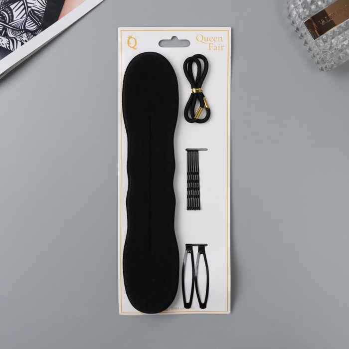 Набор для создания прически (твистер, 8 невидимок, 2 резинки) Набор для создания прически (твистер, 8 невидимок, 2 резинки)