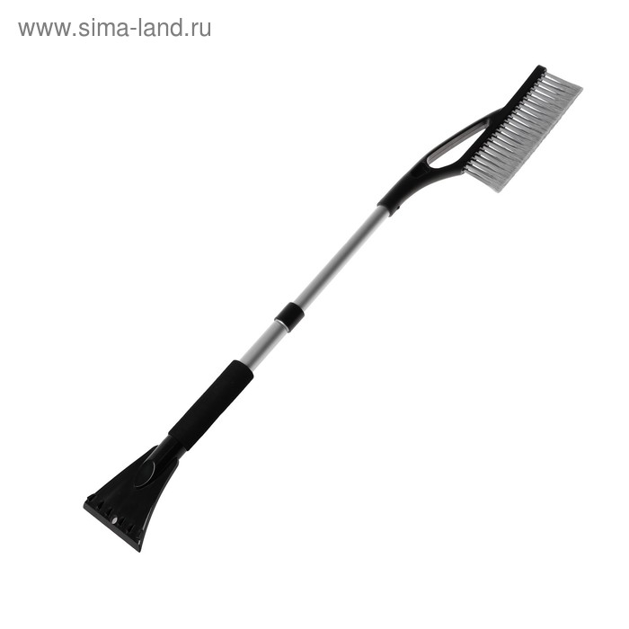 Щетка сметка TORSO, 69-88 см, со скребком, телескопическая, мягкая ручка, серый Щетка сметка TORSO, 69-88 см, со скребком, телескопическая, мягкая ручка, серый
