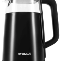 Чайник HYK-G6404 1.7л. 2200Вт черный