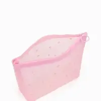 Косметичка дор Сердца, сетка 17*6,5*13,5, отд на молнии, розовый Косметичка дор Сердца, сетка 17*6,5*13,5, отд на молнии, розовый