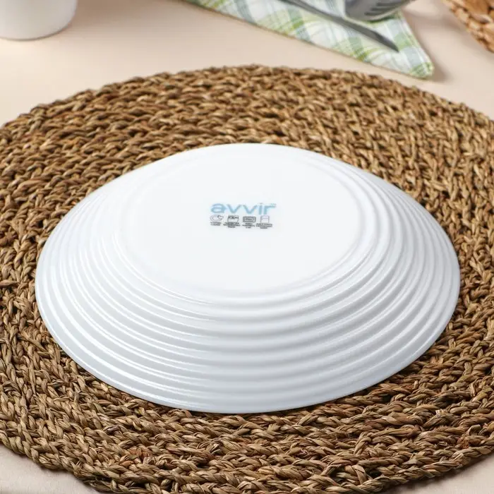 Тарелка глубокая Avvir Carve, 680 мл, d=21,5 см, стеклокерамика, цвет белый Тарелка глубокая Avvir Carve, 680 мл, d=21,5 см, стеклокерамика, цвет белый