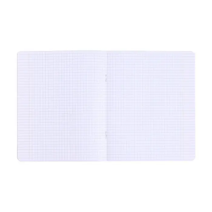 Тетрадь 18 листов в клетку Calligrata "Однотонная Классика линовка", обложка мелованная бумага, ВД-лак, блок офсет, белизна 95%, МИКС