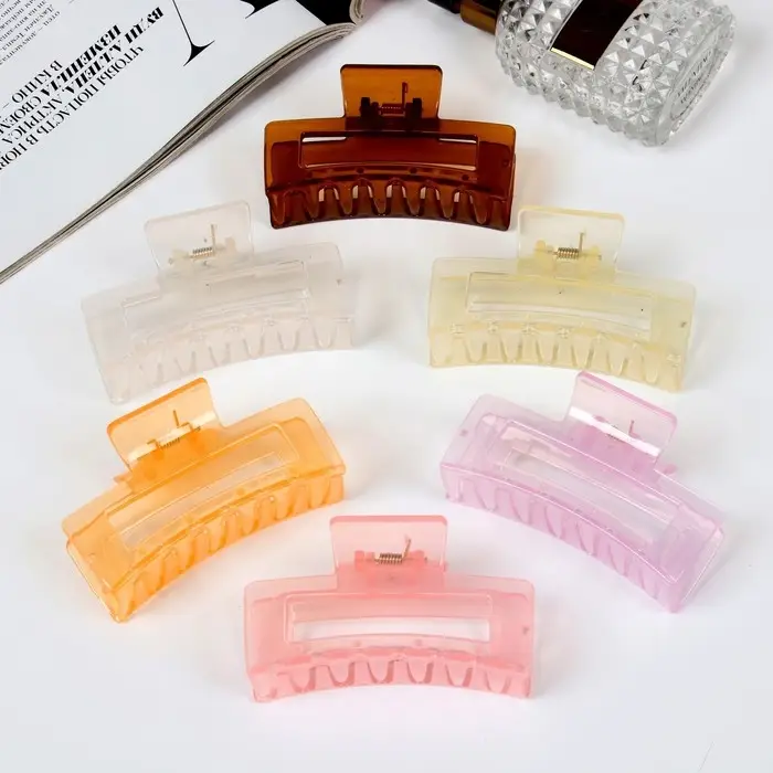 Крабик для волос «Милица», прямой, 8.5 см, МИКС Крабик для волос «Милица», прямой, 8.5 см, МИКС