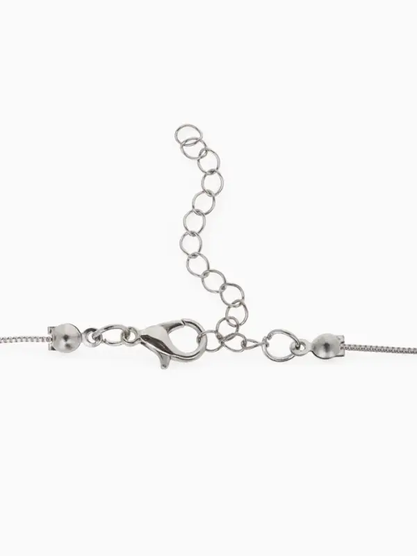 Кулон &laquo;Нежность&raquo;, на цепочке, розовый в серебре, 45 см