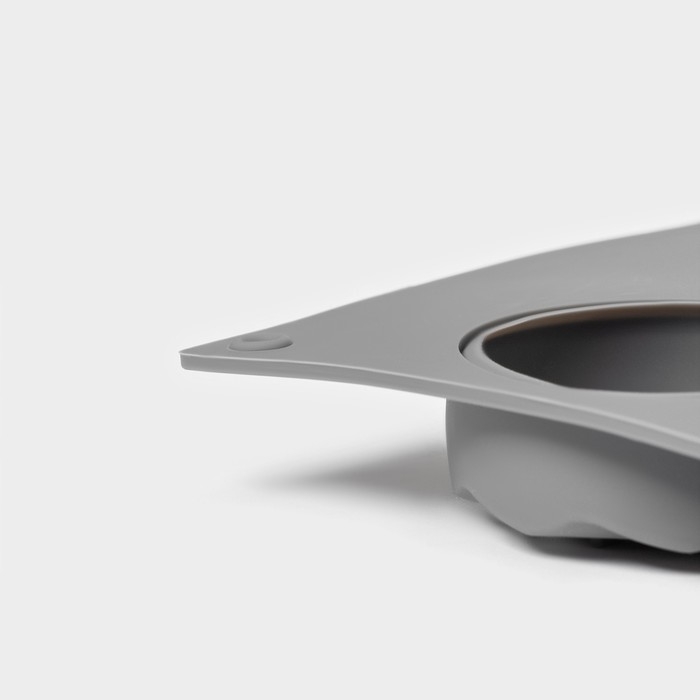 Форма для выпечки и муссовых десертов KONFINETTA «Шарм», 29,5×17,2 см, 12 ячеек (5×2,2 см), цвет серый Форма для выпечки и муссовых десертов KONFINETTA «Шарм», 29,5×17,2 см, 12 ячеек (5×2,2 см), цвет серый