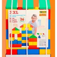 Конструктор строительный XXL, 36 деталей