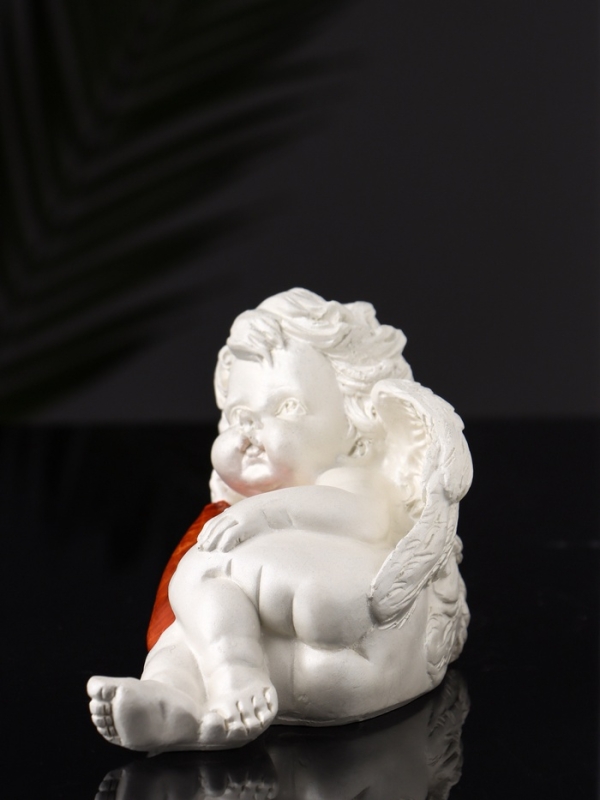 Фигура "Ангел с сердцем" 14х10х7 см, перламутр