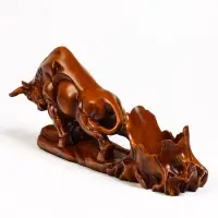 Подставка под бутылку TAKE IT EASY &laquo;Бык&raquo;, полистоун под дерево, 49&times;11&times;22 см