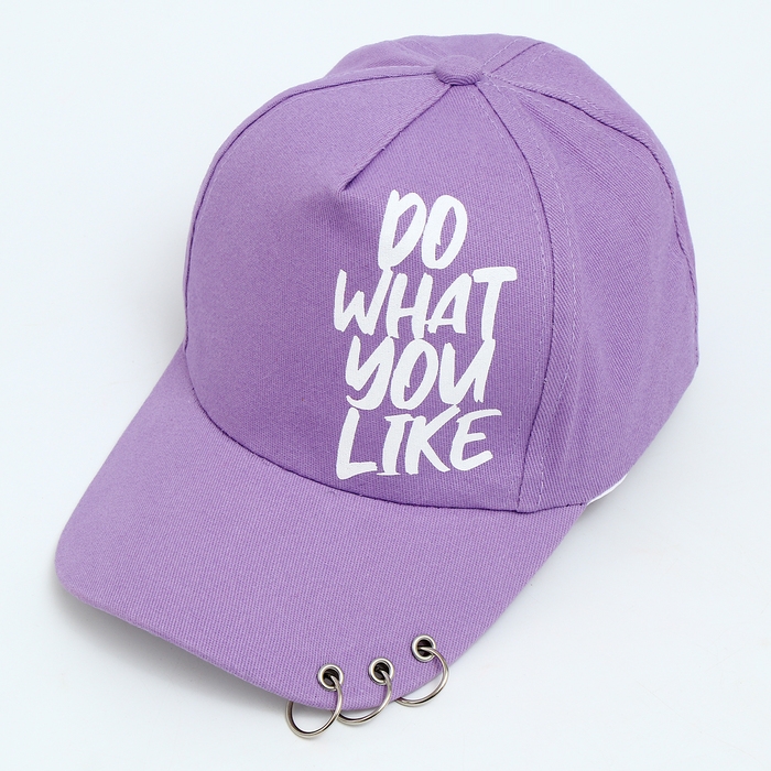 Кепка детская для девочки What you like, цвет сиреневый, р-р 52-54, 5-7 лет Кепка детская для девочки What you like, цвет сиреневый, р-р 52-54, 5-7 лет